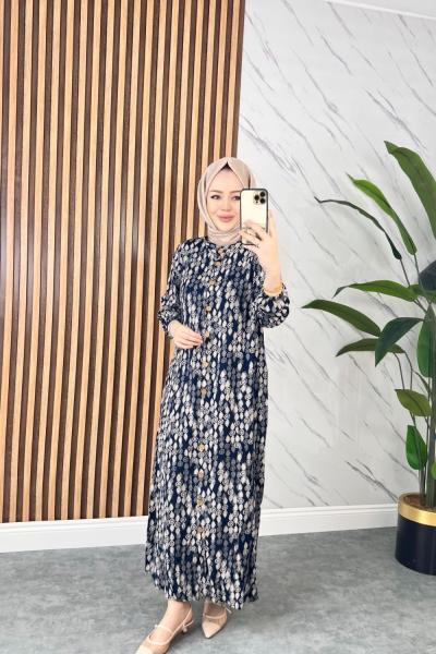 Nilay Pamuklu Triko Elbise