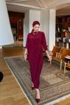 Özge Elbise Bordo