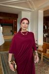Özge Elbise Bordo