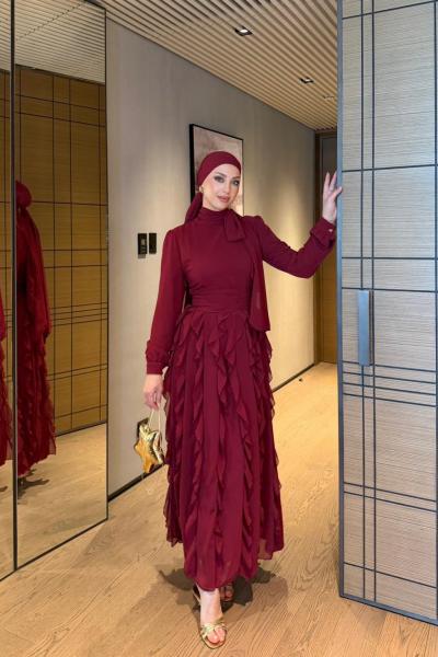 Safiye Elbise Kırmızı