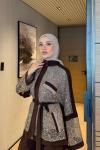 Şahide Pantolon Takım Kahve
