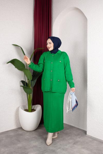 Sare Etekli Triko Takım