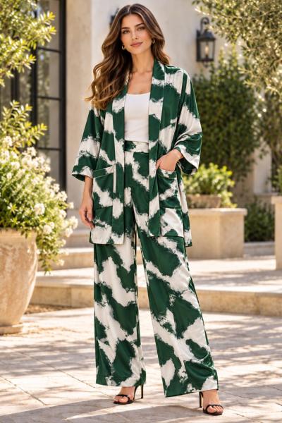Saten Kimono Takım