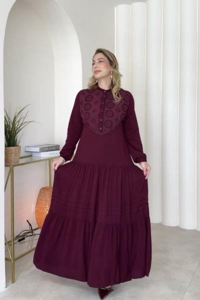 Maysa Elbise Bordo