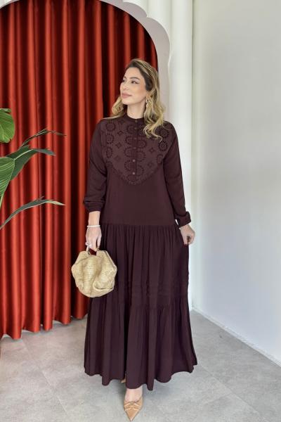 Maysa Elbise Acı Kahve