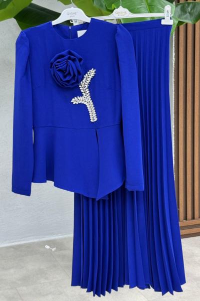 Selda Takım Saks Mavisi