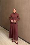 Selvi Etek Takım Bordo