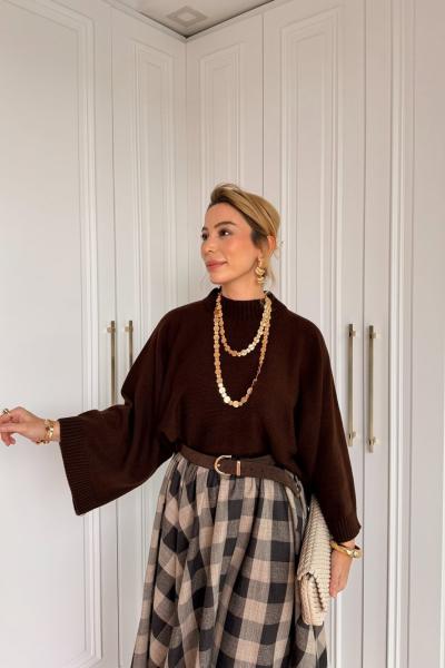 Senem Kazak Kahverengi