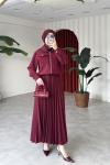 Sevilay Etekli Takım Bordo