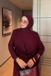 Tülin Pantolon Takım Bordo