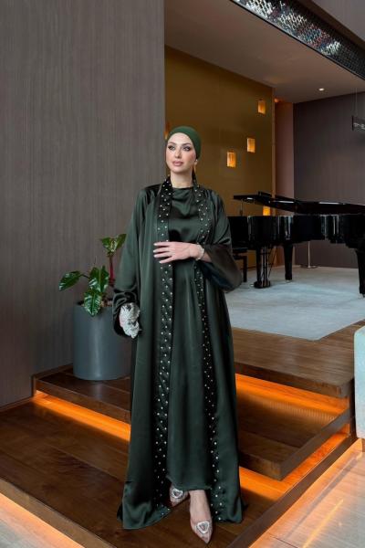 Vildan Abaya Zümrüt