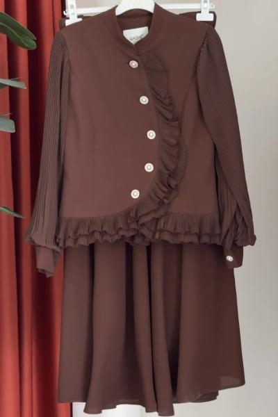 Zeliha Takım Kahverengi