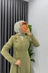 Çağla Premium Hülya Ferace Elbise Tesettür Giyim