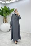 Füme Premium Sahra Ferace Elbise Tesettür Giyim
