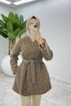 Kahve Elif Kap Tesettür Giyim