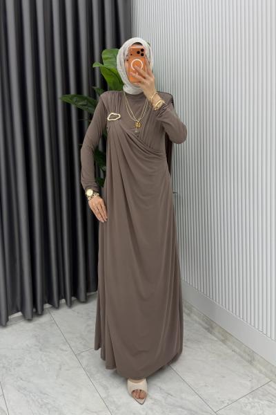 Kül Alya Tasarım Elbise Tesettür Giyim