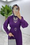 Mürdüm şoray  Elbise Tesettür Giyim
