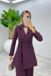 Mürdüm Premium Star Takım Tesettür Giyim