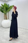 Siyah  Şehnaz Elbise Tesettür Giyim