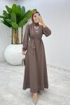 Toprak Premium Paris Elbise Tesettür Giyim