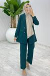 Zümrüt Moda Ceket Takım Tesettür Giyim