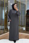Aller Detaylı Oysho Elbise Füme