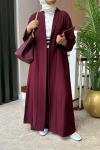 Briar Abaya Takım Bordo