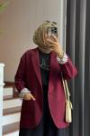 Carleen Ceket  Bordo