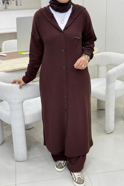 Coco Takım Kahverengi