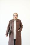KASHE KAPİTONE MONT  KAHVERENGİ