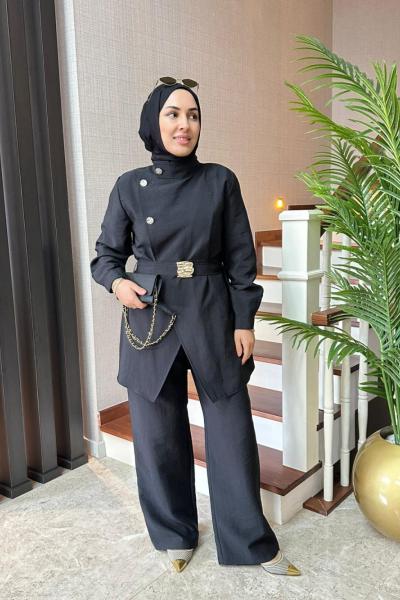 Kruvaze Kapama Cupra Takım Siyah