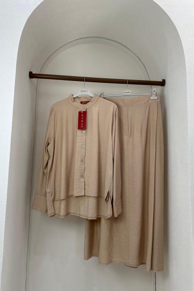 Monica Etekli Takım  Bej