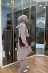 Önü Kısa Arkası Uzun İki İplik Takım Vizon