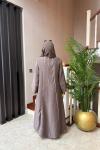 SOLEA ABAYA Kahverengi