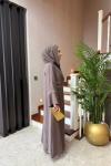 SOLEA ABAYA Kahverengi