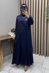 Afra Abiye Elbise Lacivert
