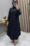 Boncuk Tunik Siyah