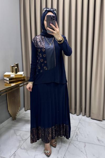 Derya Etekli Takım Lacivert