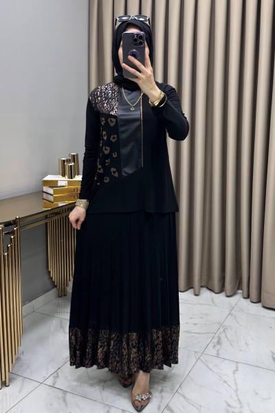 Derya Etekli Takım Siyah