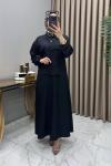 Ekin Ceket Etek Takım Siyah