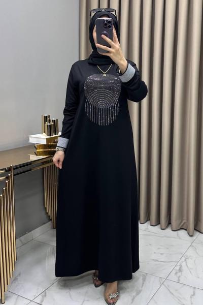 Elfida Abiye Elbise Siyah