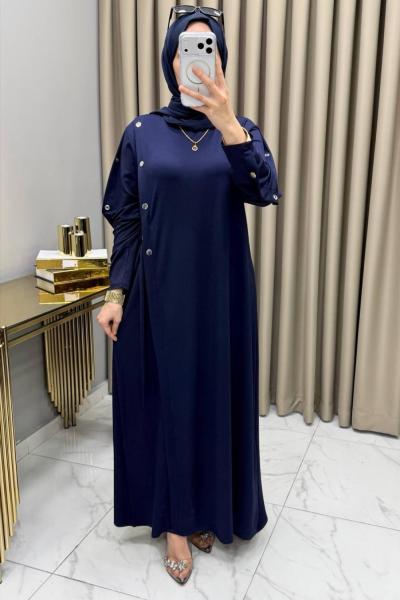 Farima Elbise Lacivert