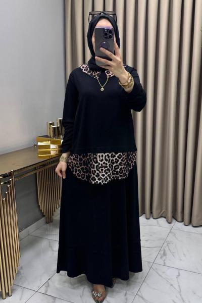 Güneş Etekli Takım Kahve