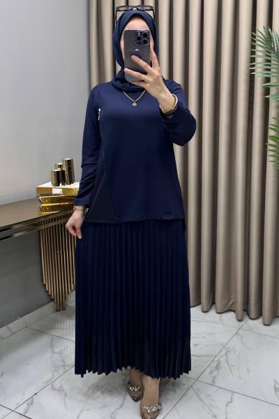 Hale Etekli Takım Lacivert