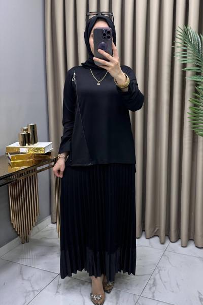 Hale Etekli Takım Siyah