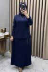 Maya Etekli Takım Lacivert