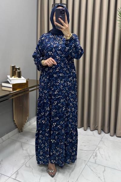 Nurcan Elbise Lacivert