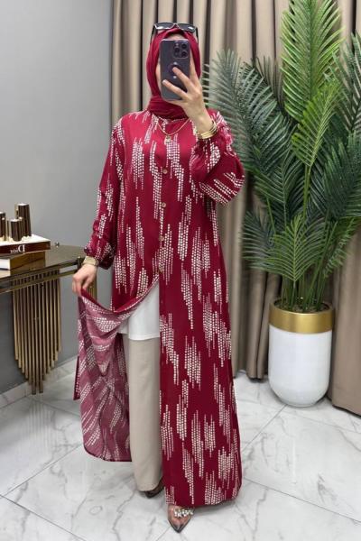 Rozalin Takım Bordo