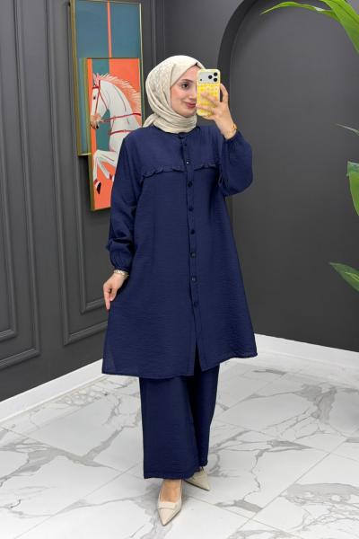 Ada Yazlık Takım - Lacivert