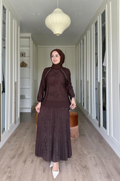 Ahu Etekli Takım - kahve